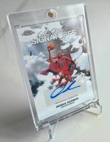 2025/26 Topps Chrome Dennis Rodman Gesigneerde kaart - 1, Verzamelen, Nieuw