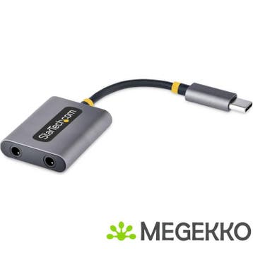 StarTech.com USB-C Headphone Splitter, USB Type C Dual, Verzenden, Nieuw