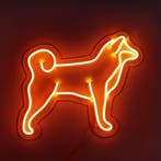 Shiba Inu Neon Bord Hond Honden Lamp LED, Verzenden, Nieuw