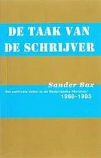 De taak van de schrijver 9789089140012 S. Bax, Verzenden, Zo goed als nieuw, S. Bax