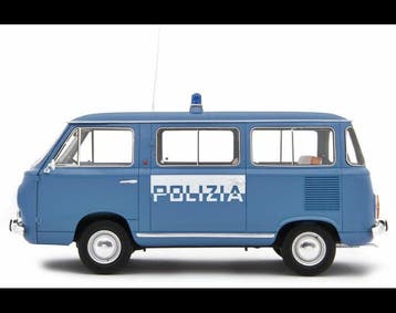 Laudoracing 1:18 - Model kleine stadsauto - Fiat 850, Nieuw