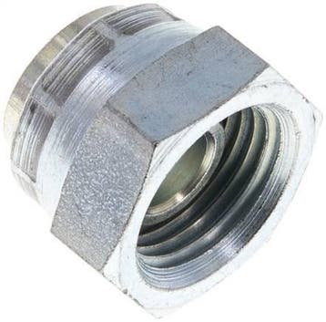 Eindkap G1/2'' Staal met Buitenzeskant 60° Conus 300bar, Verzenden, Nieuw