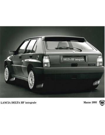 1993 LANCIA DELTA HF INTEGRALE PERSFOTO, Ophalen of Verzenden