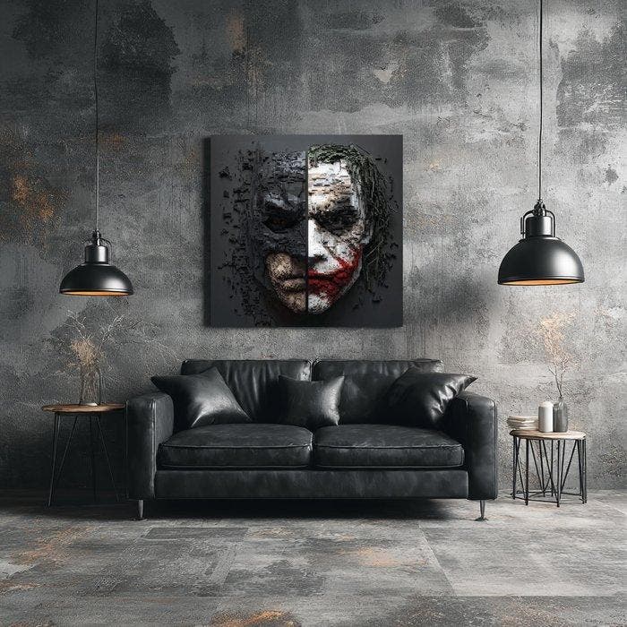 Artxlife - Batman Vs Joker Lego Double Face [XXL], Kinderen en Baby's, Speelgoed | Duplo en Lego