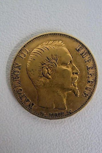 Frankrijk. Napoléon III. 20 Francs 1854-A, Paris (Zonder