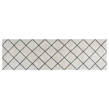 vidaXL Keukenmat wasbaar geblokt 60x180 cm fluweel, Verzenden, Nieuw