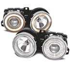 PHARES BMW SÉRIE 3 E30 82-94 ANGEL EYES FOND CHROMÉ, Auto-onderdelen, Verzenden