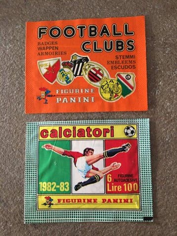 Panini Panini - Lotto 2 Bustine Sigillate - Football Clubs