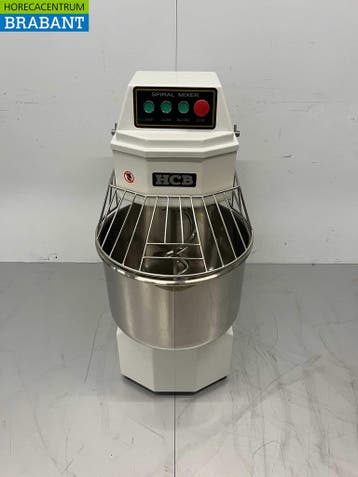 RVS HCB Spiraalkneder deegmenger deegmixer 40 liter 230V, Zakelijke goederen, Horeca | Keukenapparatuur, Ophalen of Verzenden