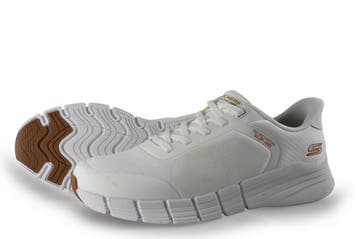 Skechers Instappers in maat 47½ Wit, Verzenden, Overige typen