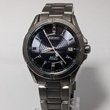 Seiko - Solar Titanium Watch - Zonder minimumprijs -