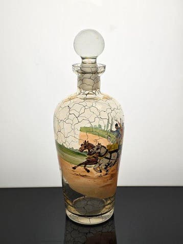 Borocrystal (Bohemia Crystal) - Karaf - Glas, Antiek en Kunst