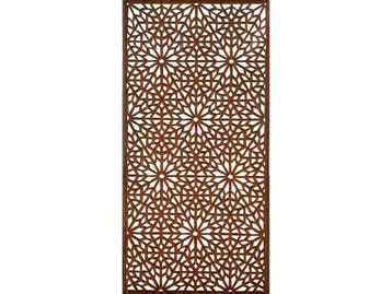 Veiling - 3x Metalen terrasscherm Moucharabiya 180x90cm, Nieuw