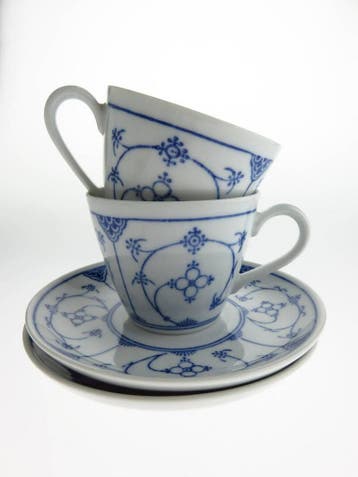 Kop- en schotels Blau Saks - Kahla - set van 2, Maison & Meubles, Cuisine | Vaisselle, Verzenden
