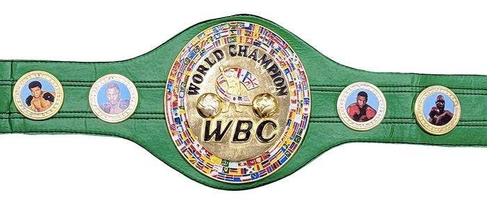 Mike Tyson - Gesigneerde groene WBC-wereldkampioenschapriem, Collections, Collections Autre