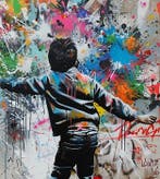 Dine Chanima - (XXL) Giant Wall Art Overflow, Antiek en Kunst