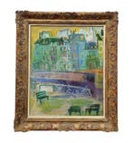 Paris School (c.1950) - Paris Remembered In Green