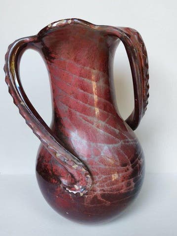 Herman A. Kähler (HAK) - Hansen Reistrup - Vase - terracotta, Antiquités & Art