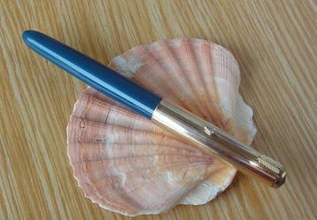 Parker - 51 MKII-B Teal Blue 1/10 12K Gold Filled cap GT
