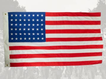 Replica ww2/wo2 US vlag 48 sterren, Verzamelen, Ophalen of Verzenden, Landmacht, Vlag of Vaandel