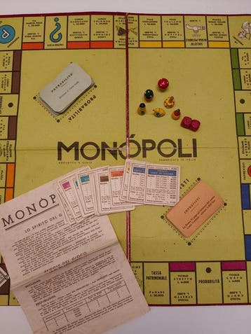 1940/1950 - Bordspel - Monopoli, Antiek en Kunst