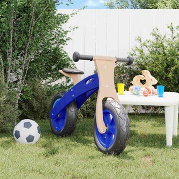 vidaXL Loopfiets voor kinderen met luchtbanden blauw, Kinderen en Baby's, Verzenden, Nieuw