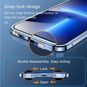 iPhone 12 Magnetisch 360° Hoesje met Screenprotector - Full, Verzenden, Nieuw