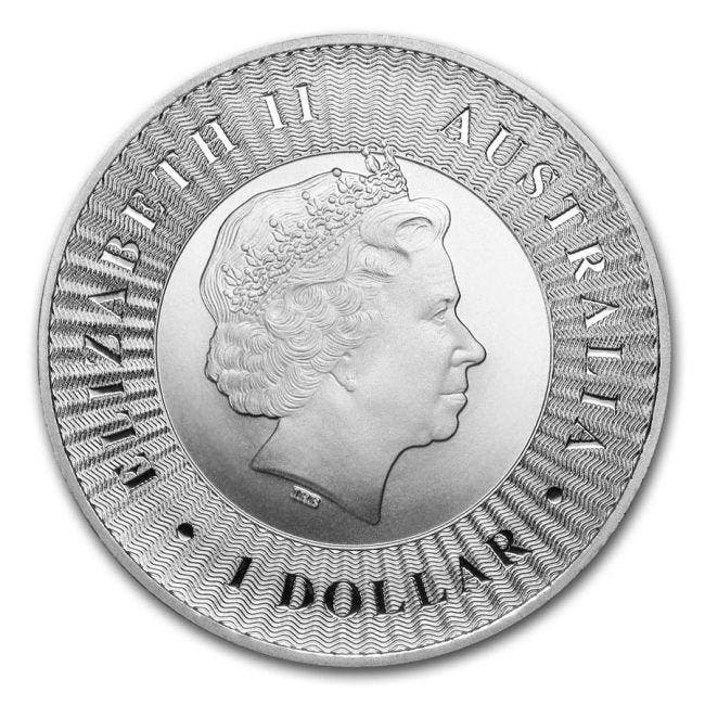 Australië. 1 Dollar 1 oz $1 AUD Australian Silver Kangaroo, Timbres & Monnaies, Métaux nobles & Lingots