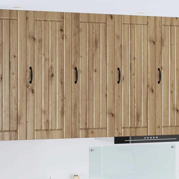 vidaXL Wandkast LUCCA Artisanaal eiken 40 x 31 x 100 cm, Verzenden, Nieuw