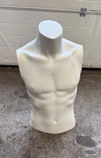 Paspop, Etalagepop Man, B37 x D24 x H63cm, wit