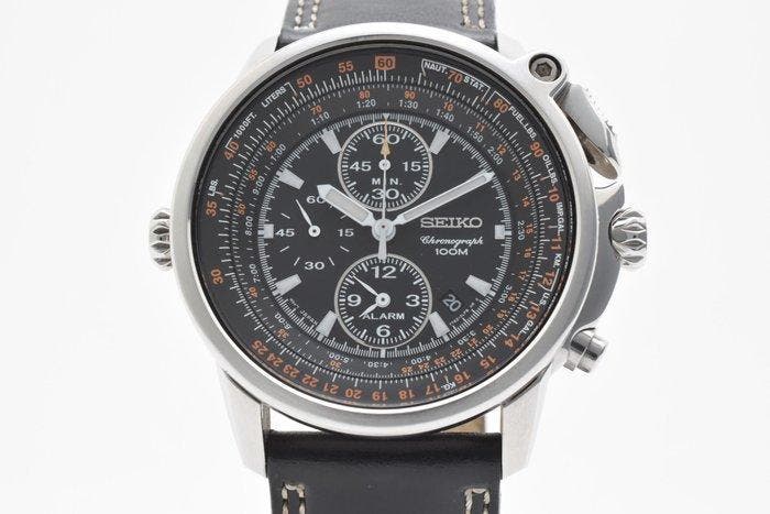 Seiko - Chronograph 100M - Zonder minimumprijs - 7T62-0HM0 -, Bijoux, Sacs & Beauté, Montres | Anciennes | Antiquités
