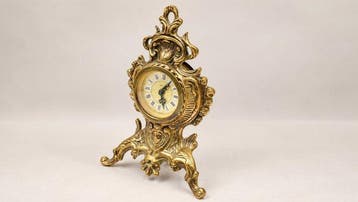 Tafelklok - Mercedes Clocks (Gebr. Hauser) - Brons -