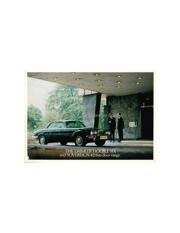 1977 DAIMLER DOUBLE-SIX / SOVEREIGN TWO-DOOR BROCHURE