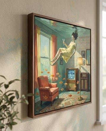 Le Yack - Underwater Living Room - Hand signed