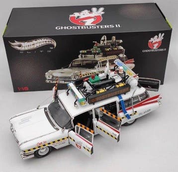 Hot Wheels 1:18 - Modelauto - Cadillac Ghostbusters II Ecto, Nieuw