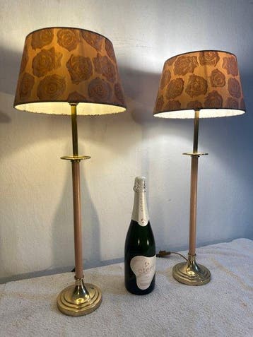 Kullman Lampen - Tafellamp (2) - Elegance - Messing, Staal,