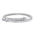 Bracelet de tennis - 18 carats Or blanc - 5.04ct. tw.