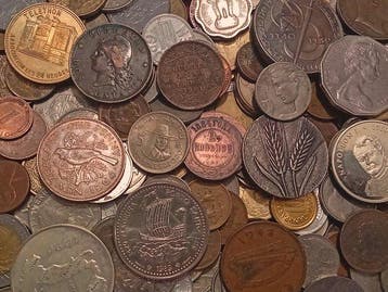 Wereld. Large lot of World Coins, 1800 to présent. (Zonder, Postzegels en Munten