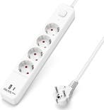 Stekkerdoos met USB - Verlengsnoer - Verlengkabel - 5M - Wit, Verzenden, Nieuw