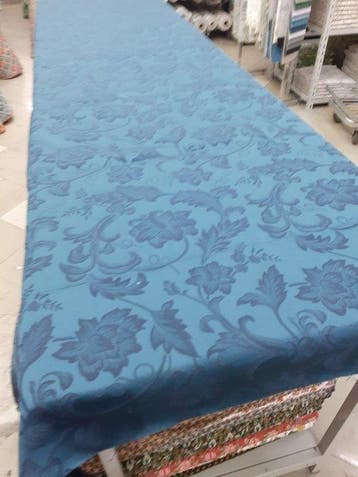 Meubelstof - 270 cm - 280 cm - Stof Barok Blauw Navy