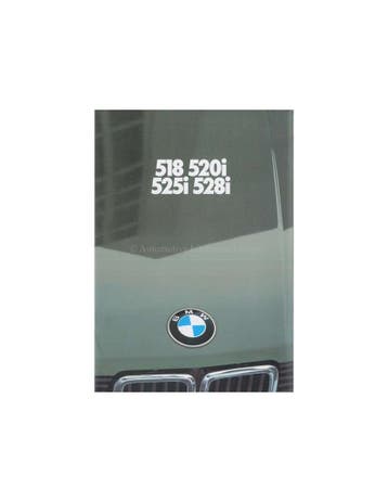 1981 BMW 5 SERIE BROCHURE DUITS, Ophalen of Verzenden