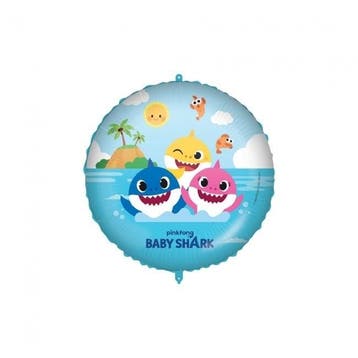 Helium Ballon Baby Shark Leeg 46cm, Verzenden, Nieuw