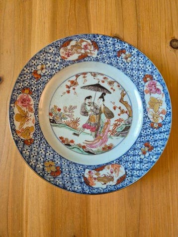 Bord - Porselein - Yongzheng bord 1735