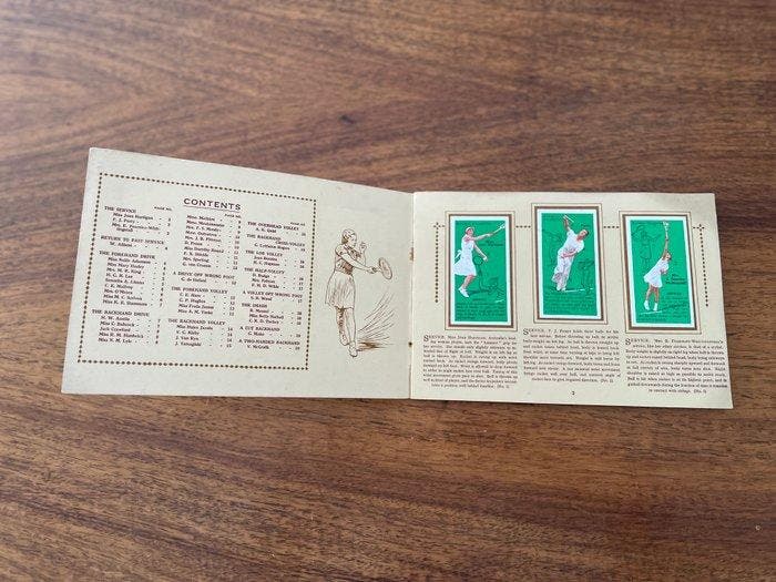 Allisson -Von Cramm -Budge -Borotra - Mathieu - Brochure, Collections, Collections Autre