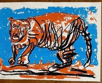 Markus Lüpertz (1941) - Tiger