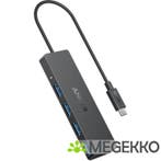 Anker Ultra Slim USB Hub Type-C 5000 Mbit/s Zwart, Computers en Software, USB Sticks, Verzenden, Nieuw