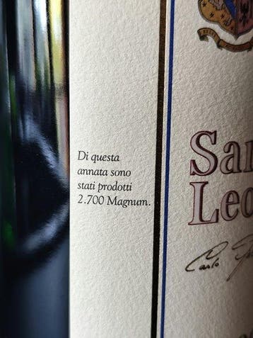 2016 Tenuta San Leonardo, San Leonardo - Trentino Alto Adige, Nieuw
