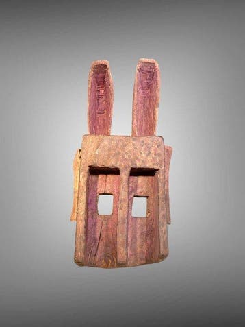 Trés beau masque DOGON lapin - masque lapin de haute qualité