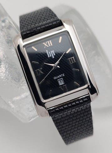 Lip - Tank Quartz - Noir Guilloché - Zonder minimumprijs -