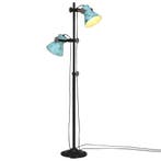 vidaXL Vloerlamp 25 W E27 25x25x90/140 cm verweerd blauw, Verzenden, Nieuw